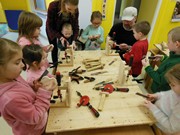 Dřevíčkování - polytechnika ve školce